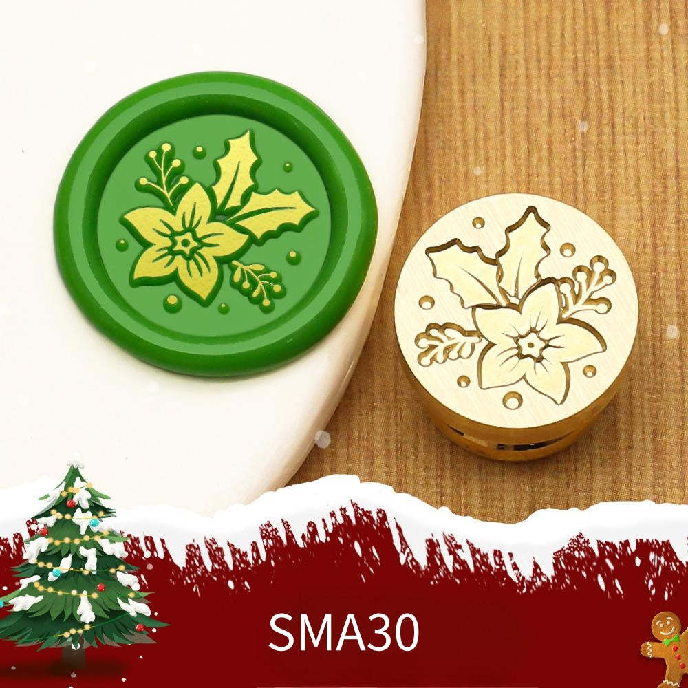 1.5cm Christmas Wax Seal Stamp Brass Head
