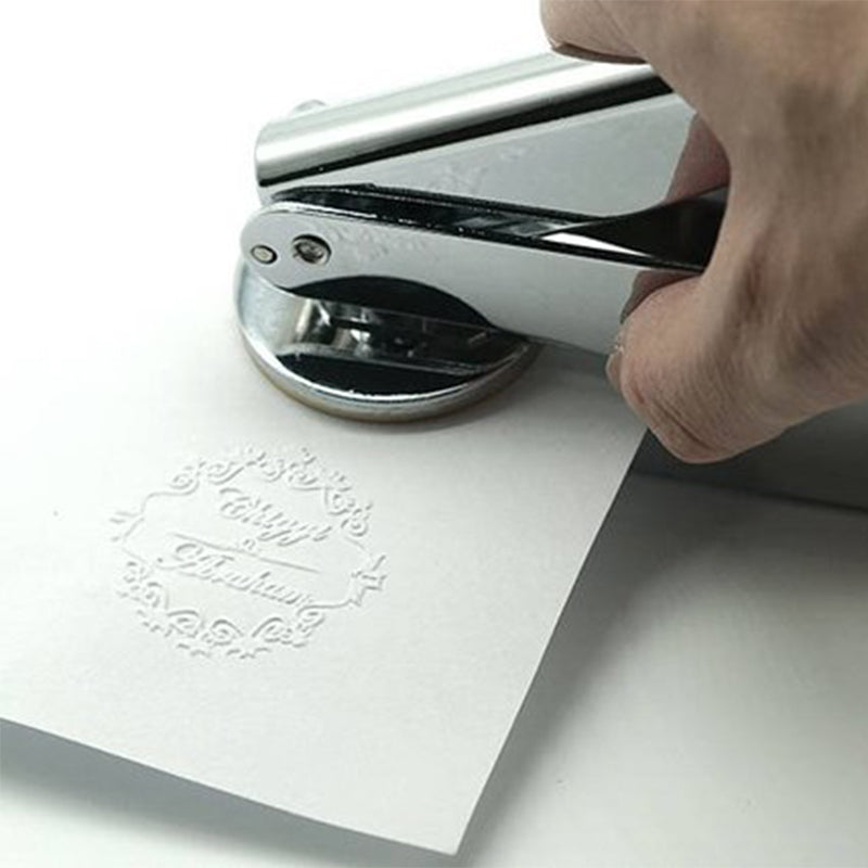 Personalized Custom LOGO Metal Embossing Stamp