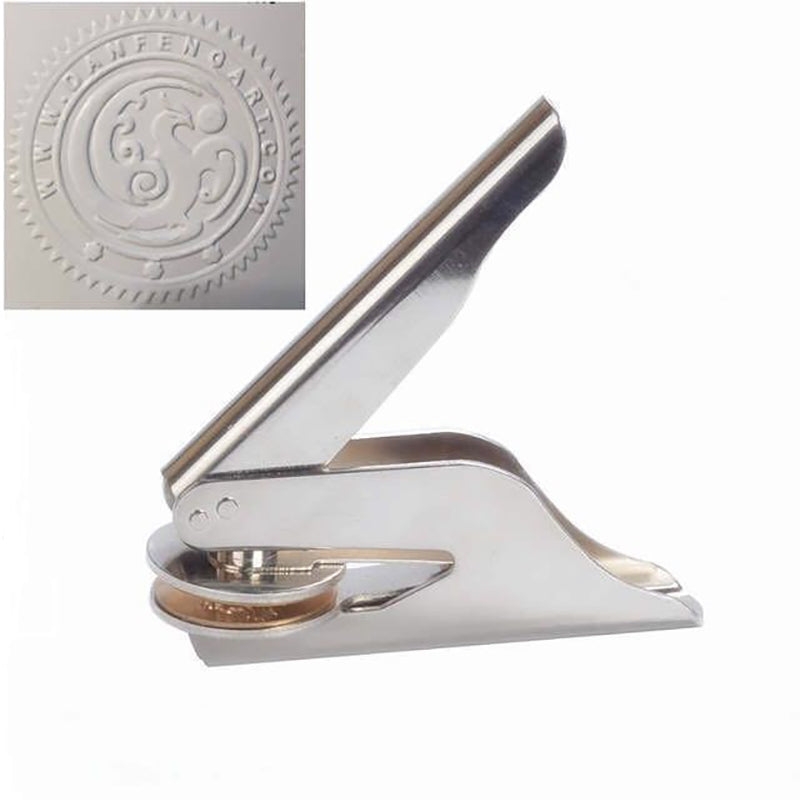 Personalized Custom LOGO Metal Embossing Stamp